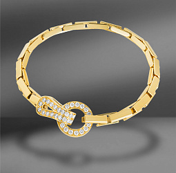 продажа Золотой браслет Cartier Agrafe в салоне «Emporium Gold»
