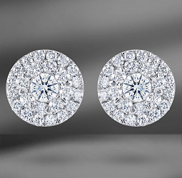 продажа Золотые серьги Emporium Gold с бриллиантами 0.44 Ct в салоне «Emporium Gold»