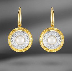 продажа Золотые серьги Carrera y Carrera Musica-Alegrias в салоне «Emporium Gold»