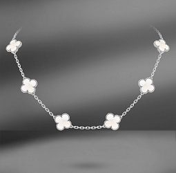 продажа Колье из белого золота Van Cleef & Arpels Vintage Alhambra в салоне «Emporium Gold»