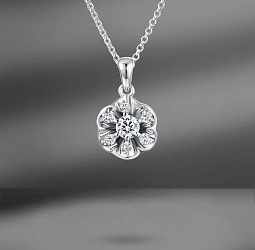 продажа Золотая подвеска с бриллиантами 0.27 Ct в салоне «Emporium Gold»