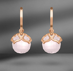 продажа Золотые серьги с кварцем Chopard Imperiale в салоне «Emporium Gold»