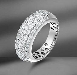 продажа Золотое кольцо с бриллиантами 1.58 Ct в салоне «Emporium Gold»