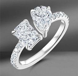 продажа Золотое кольцо с бриллиантами 2.17 Ct (Eu 53) в салоне «Emporium Gold»