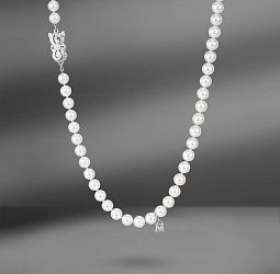 продажа Золотое колье с жемчугом Mikimoto 420 мм в салоне «Emporium Gold»