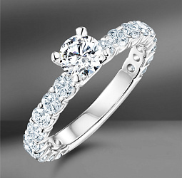 продажа Золотое кольцо Emporium Gold с бриллиантами 1.43 Ct в салоне «Emporium Gold»