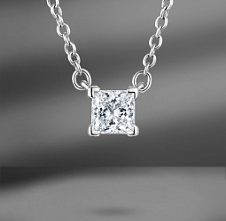 продажа Колье из платины Tiffany & Co. Solitaire в салоне «Emporium Gold»