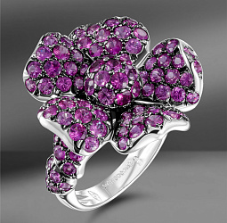 продажа Золотое кольцо de Grisogono с сапфирами в салоне «Emporium Gold»