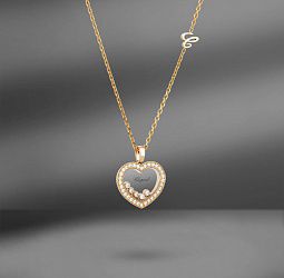 продажа Золотая подвеска Chopard Happy Icons Hearts в салоне «Emporium Gold»