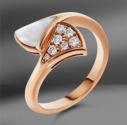 продажа Золотое кольцо в стиле Bvlgari в салоне «Emporium Gold»
