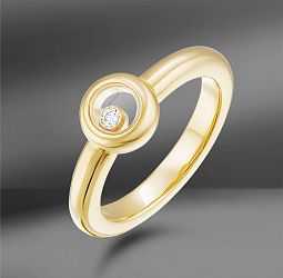 продажа Золотое кольцо Chopard Happy Diamonds 16.88(Eu 53) в салоне «Emporium Gold»