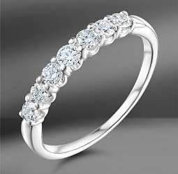 продажа Золотое кольцо Track с бриллиантами 0.47 Ct в салоне «Emporium Gold»