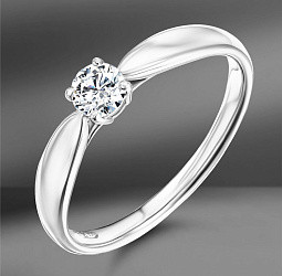 продажа Кольцо из платины Tiffany & Co. Harmony 0.30 Ct в салоне «Emporium Gold»
