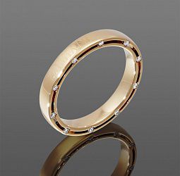 продажа Обручальное кольцо Damiani Brad Pitt 17.52 (Eu55) в салоне «Emporium Gold»