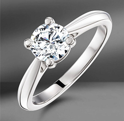 продажа Золотое кольцо с бриллиантом 0.84 Ct (Eu 53) в салоне «Emporium Gold»