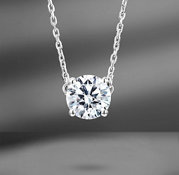 продажа Золотая подвеска с бриллиантом 1.15 Ct в салоне «Emporium Gold»