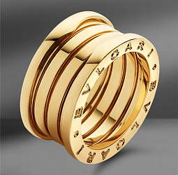 продажа Кольцо из желтого золота Bvlgari B.Zero1 four-band в салоне «Emporium Gold»