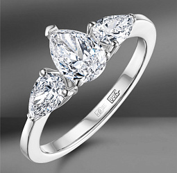 продажа Золотое кольцо с бриллиантами 1.67 Ct (Eu 55) в салоне «Emporium Gold»