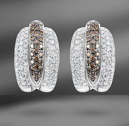 продажа Золотые серьги Leo Pizzo с бриллиантами 1.86 Ct в салоне «Emporium Gold»