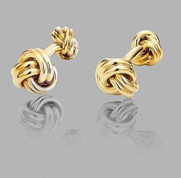 продажа Золотые запонки Tiffany & Co. Knot в салоне «Emporium Gold»