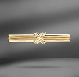 продажа Золотой зажим для галстука Tiffany & Co. Cross в салоне «Emporium Gold»