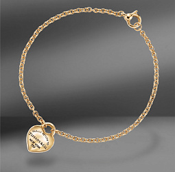 продажа Золотой браслет Tiffany & Co. Full Heart в салоне «Emporium Gold»