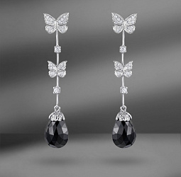 продажа Золотые серьги с ониксом Carrera y Carrera в салоне «Emporium Gold»