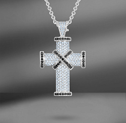 продажа Золотая подвеска крест Theo Fennell с бриллиантами в салоне «Emporium Gold»