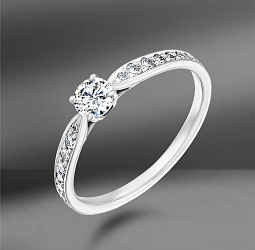 продажа Кольцо из платины Tiffany & Co. Harmony (Eu 52) в салоне «Emporium Gold»