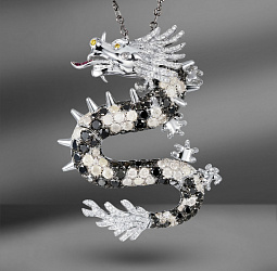 продажа Золотая подвеска-брошь с бриллиантами Paolo Piovan в салоне «Emporium Gold»