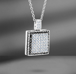 продажа Золотая подвеска с бриллиантами 1.76 Ct в салоне «Emporium Gold»