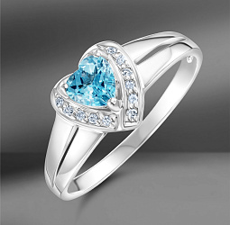 продажа Золотое кольцо Emporium Gold с топазом и бриллиантами в салоне «Emporium Gold»