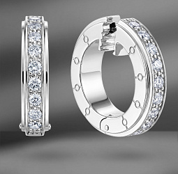 продажа Золотые серьги с бриллиантами Mauboussin в салоне «Emporium Gold»