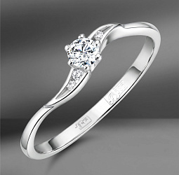 продажа Золотое кольцо Emporium Gold с бриллиантами 0.16 Ct в салоне «Emporium Gold»
