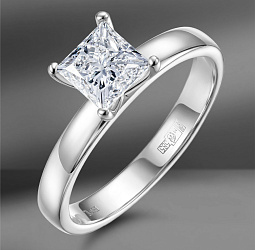 продажа Золотое кольцо с бриллиантом 1.03 Ct в салоне «Emporium Gold»