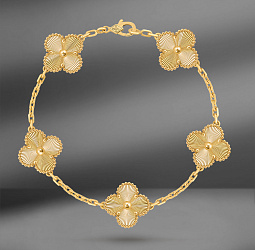 продажа Золотой браслет Van Cleef & Arpels 5 motifs в салоне «Emporium Gold»