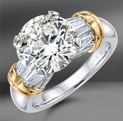 продажа Золотое кольцо Еmроrium Gold с бриллиантом 4.07 Ct в салоне «Emporium Gold»