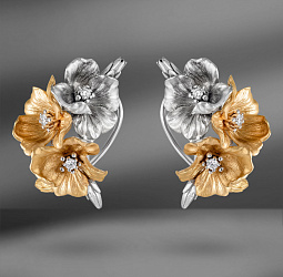 продажа Золотые серьги Emporium Gold с бриллиантами 0.17 Ct в салоне «Emporium Gold»