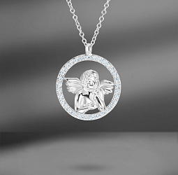 продажа Золотое колье с бриллиантами 0.12 Ct в салоне «Emporium Gold»