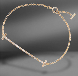 продажа Золотой браслет Tiffany & Co. T Smile в салоне «Emporium Gold»