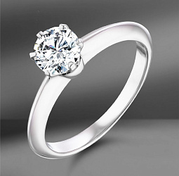 продажа Кольцо из платины Tiffany & Co. Setting 0.50 Ct в салоне «Emporium Gold»