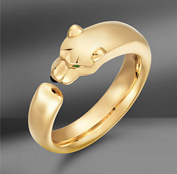 продажа Золотое кольцо Cartier Panthere (Eu 46) в салоне «Emporium Gold»