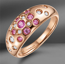 продажа Золотое кольцо Maximillian с сапфирами в салоне «Emporium Gold»