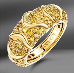 продажа Золотое кольцо с сапфирами Mousson в салоне «Emporium Gold»
