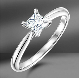 продажа Золотое кольцо La Vivion с бриллиантом 0.40 Ct в салоне «Emporium Gold»