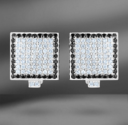 продажа Золотые серьги с бриллиантами 3.41 Ct в салоне «Emporium Gold»