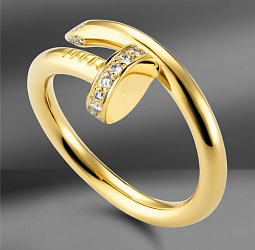 продажа Кольцо из желтого золота Cаrtier Juste un Clou Classic (Eu 52) в салоне «Emporium Gold»