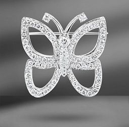 продажа Золотая брошь Emporium Gold с бриллиантами 2.28 Ct в салоне «Emporium Gold»
