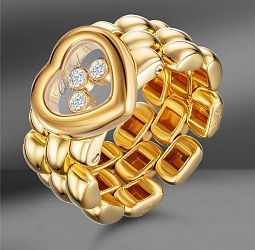 продажа Золотое кольцо Chopard Happy Hearts Vintage в салоне «Emporium Gold»