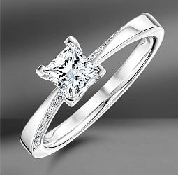 продажа Золотое кольцо La Vivion с бриллиантами 0.54 Ct в салоне «Emporium Gold»